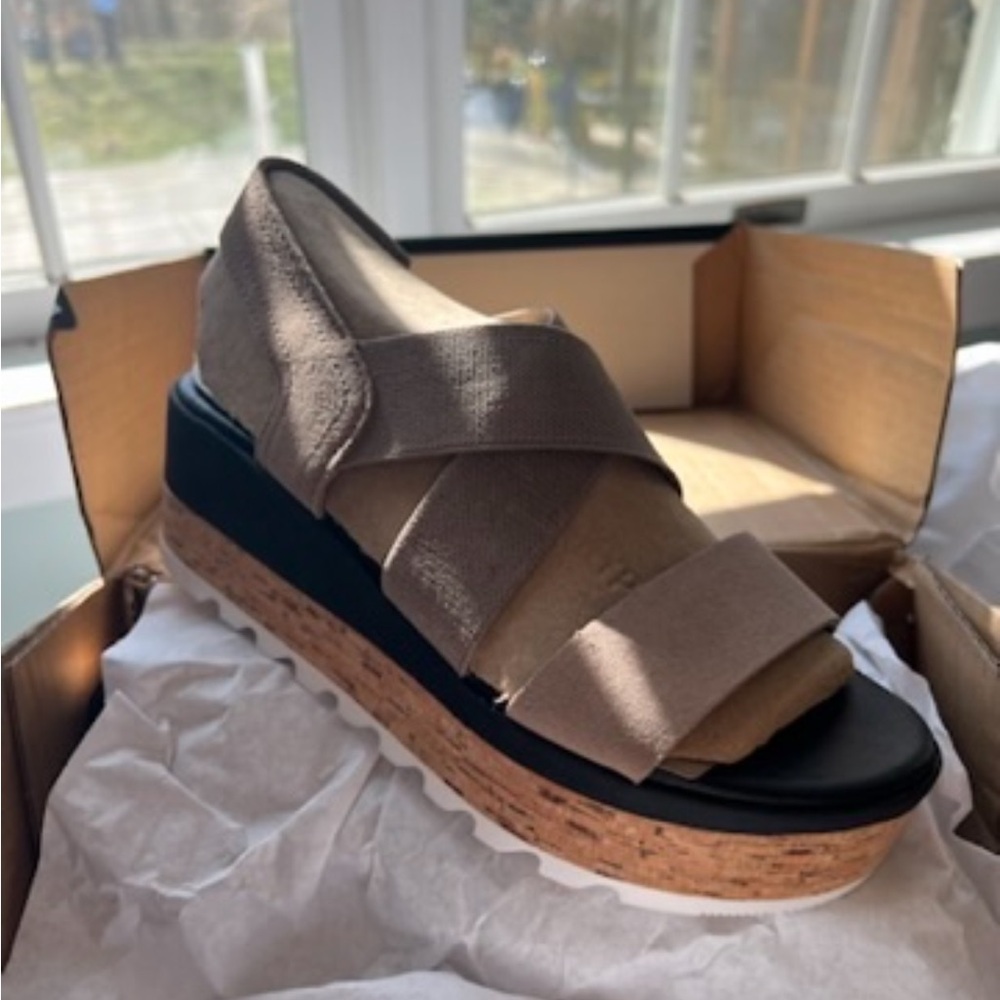 SOREL Cameron Flatform Slingbacks size 6.5